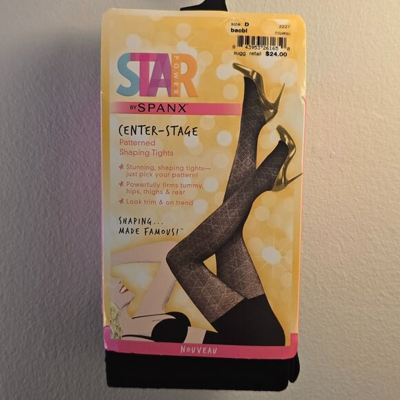 NWT Spanx Star Power Center Stage Shaping Tights - Nouveau (D) - Picture 5 of 6